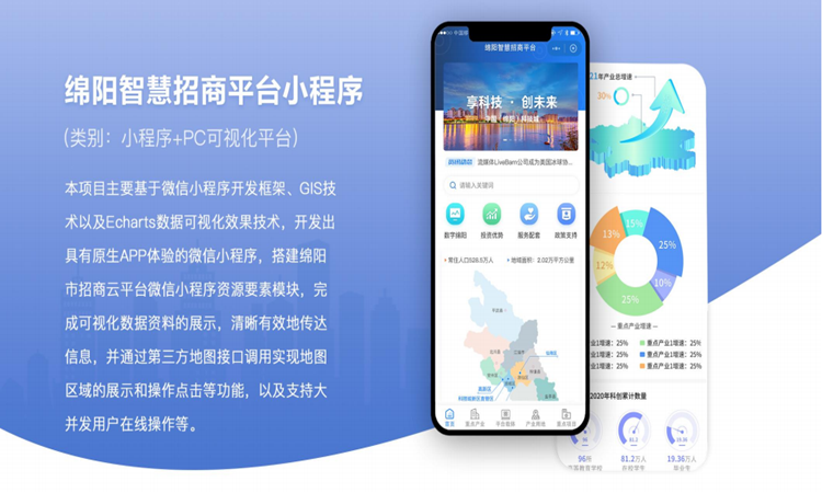 绵阳智慧招商平台小程序